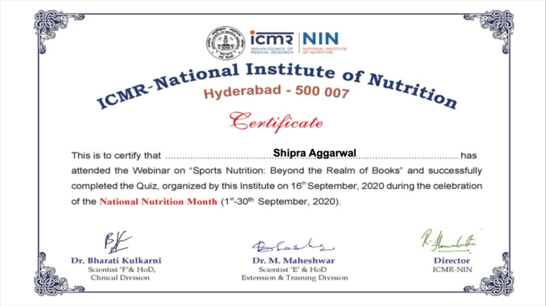 icmr national institute of nutrition
